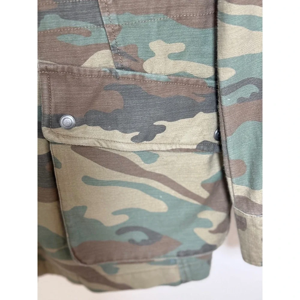 Chelsea DeBoer Lily & Lottie Camo Utility Military Jacket Large Chelsea Houska